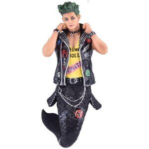December Diamonds 55-55424 Merman, Punk Rocker Hanging Ornament